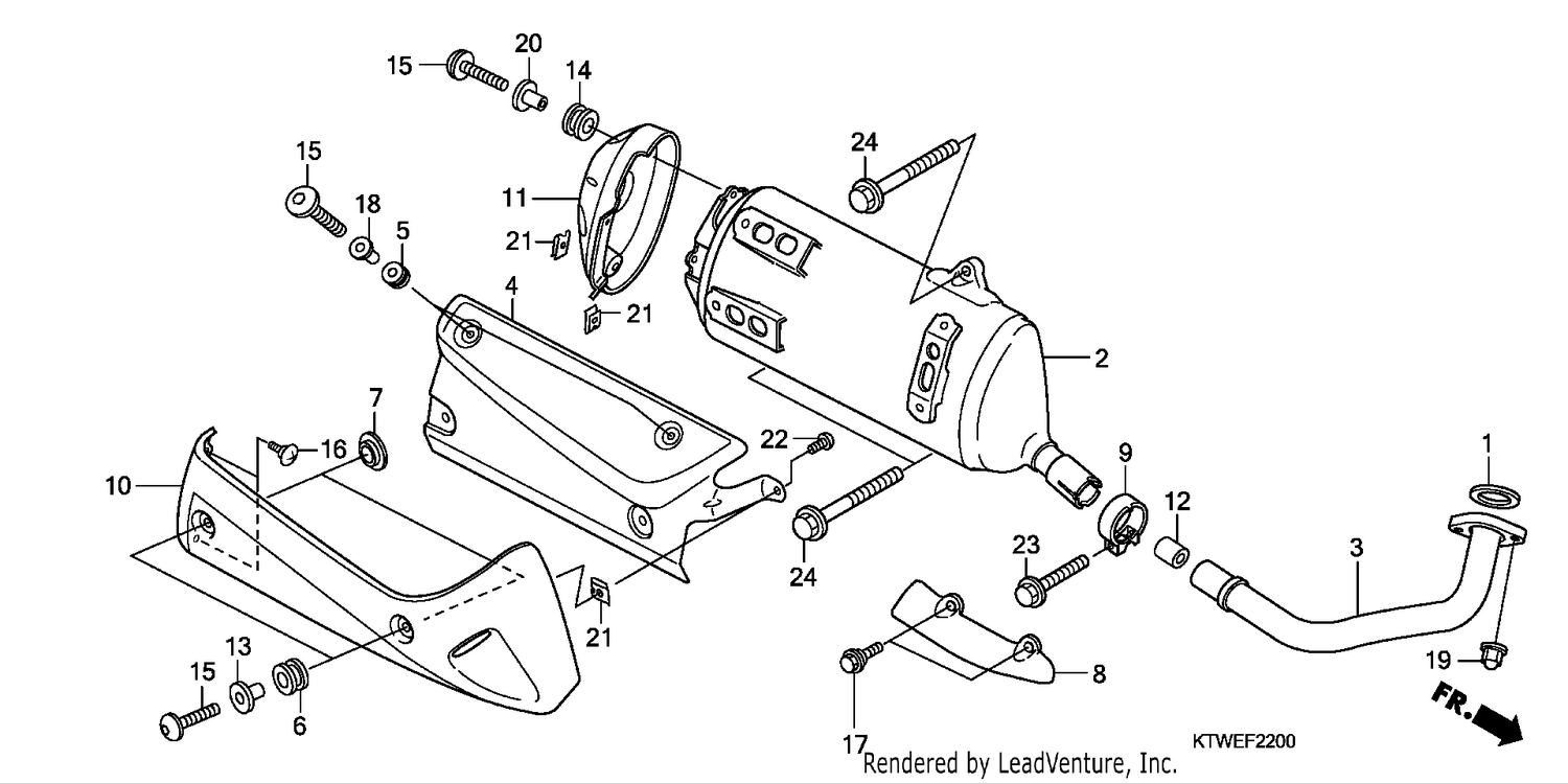 EXHAUST MUFFLER
