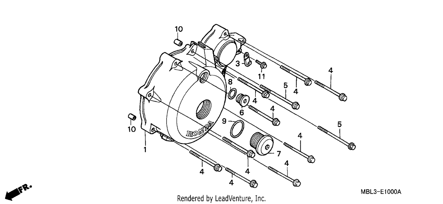 LEFT CRANKCASE COVER