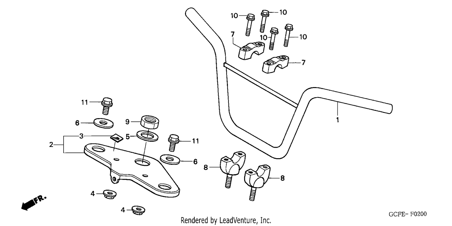 HANDLE PIPE/TOP BRIDGE