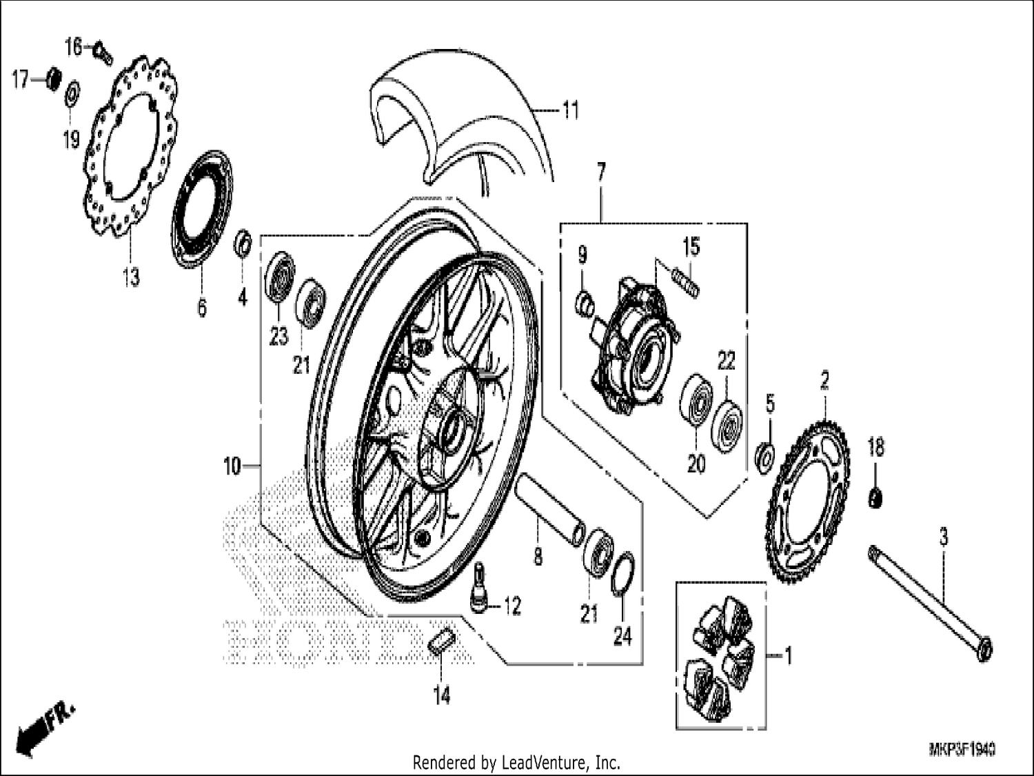  40 REAR WHEEL