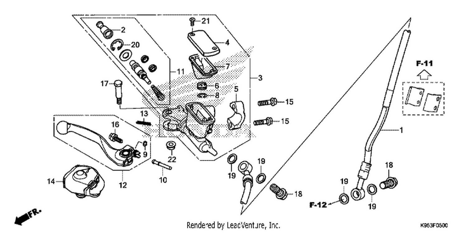  FRONT BRAKE MASTER CYLINDER