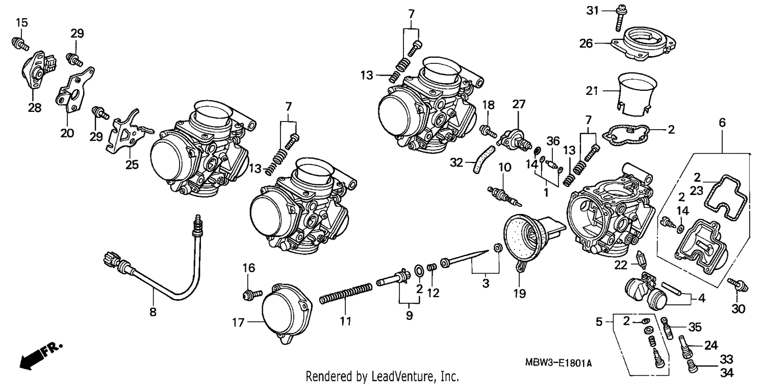 CARBURETOR (COMPONENT PARTS)