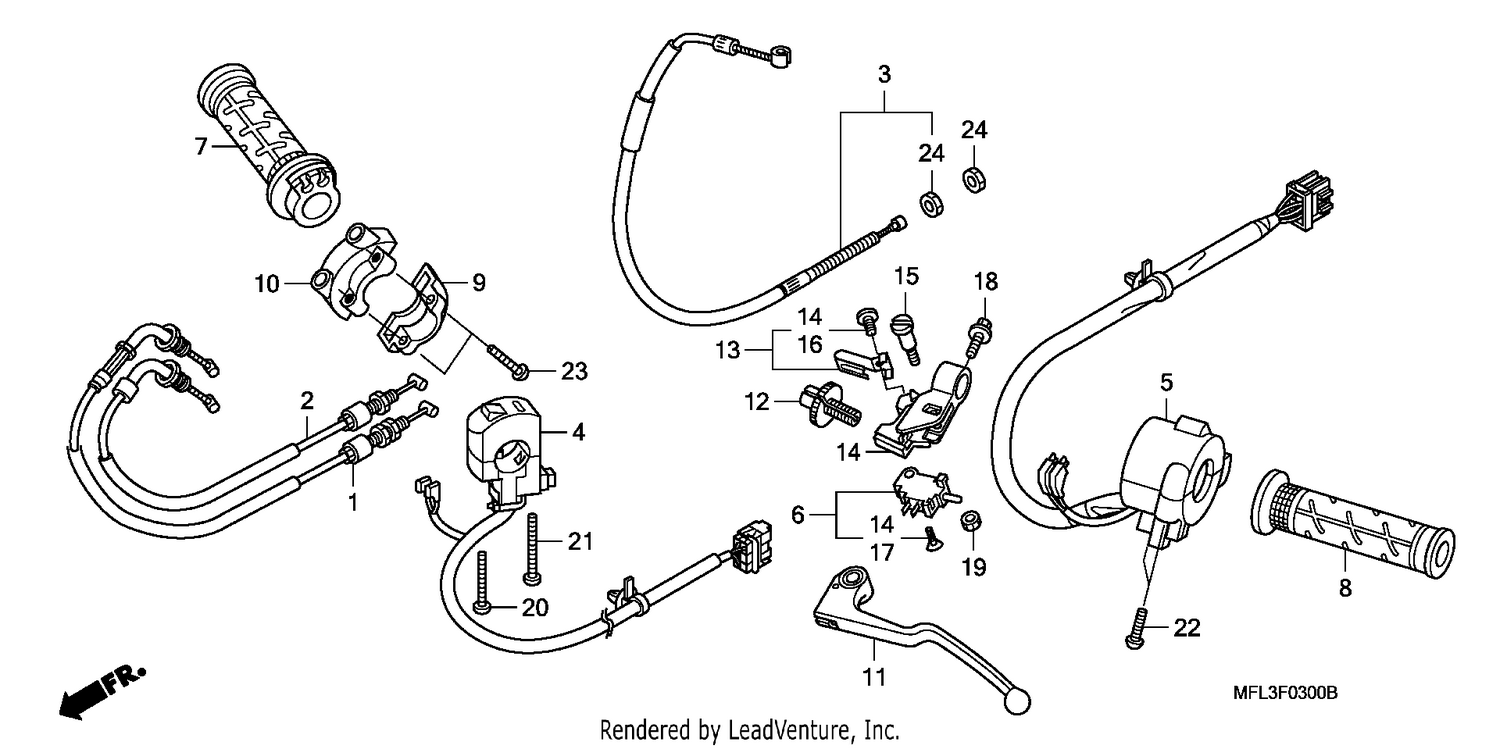 HANDLE LEVER/SWITCH/CABLE