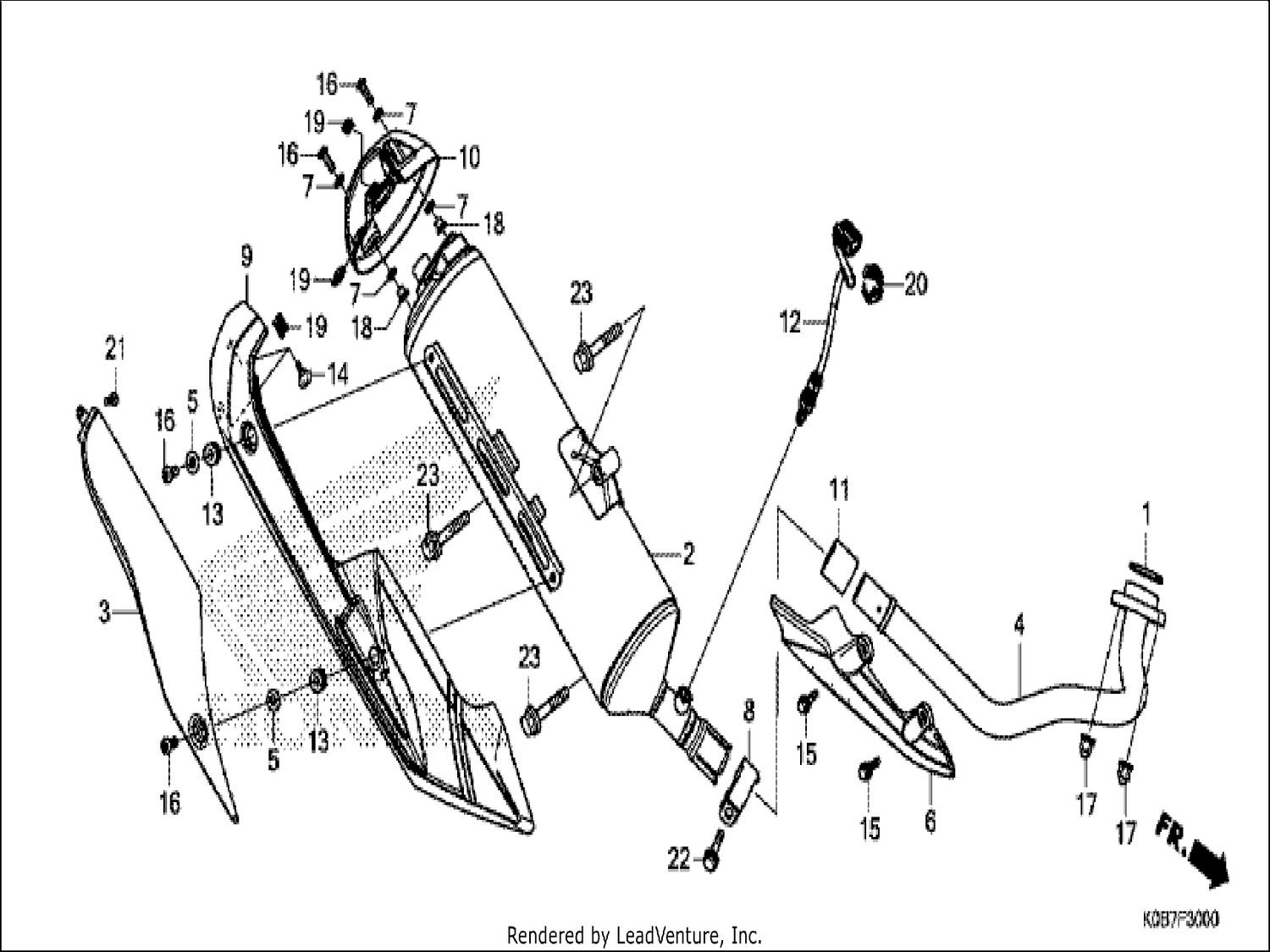  EXHAUST MUFFLER
