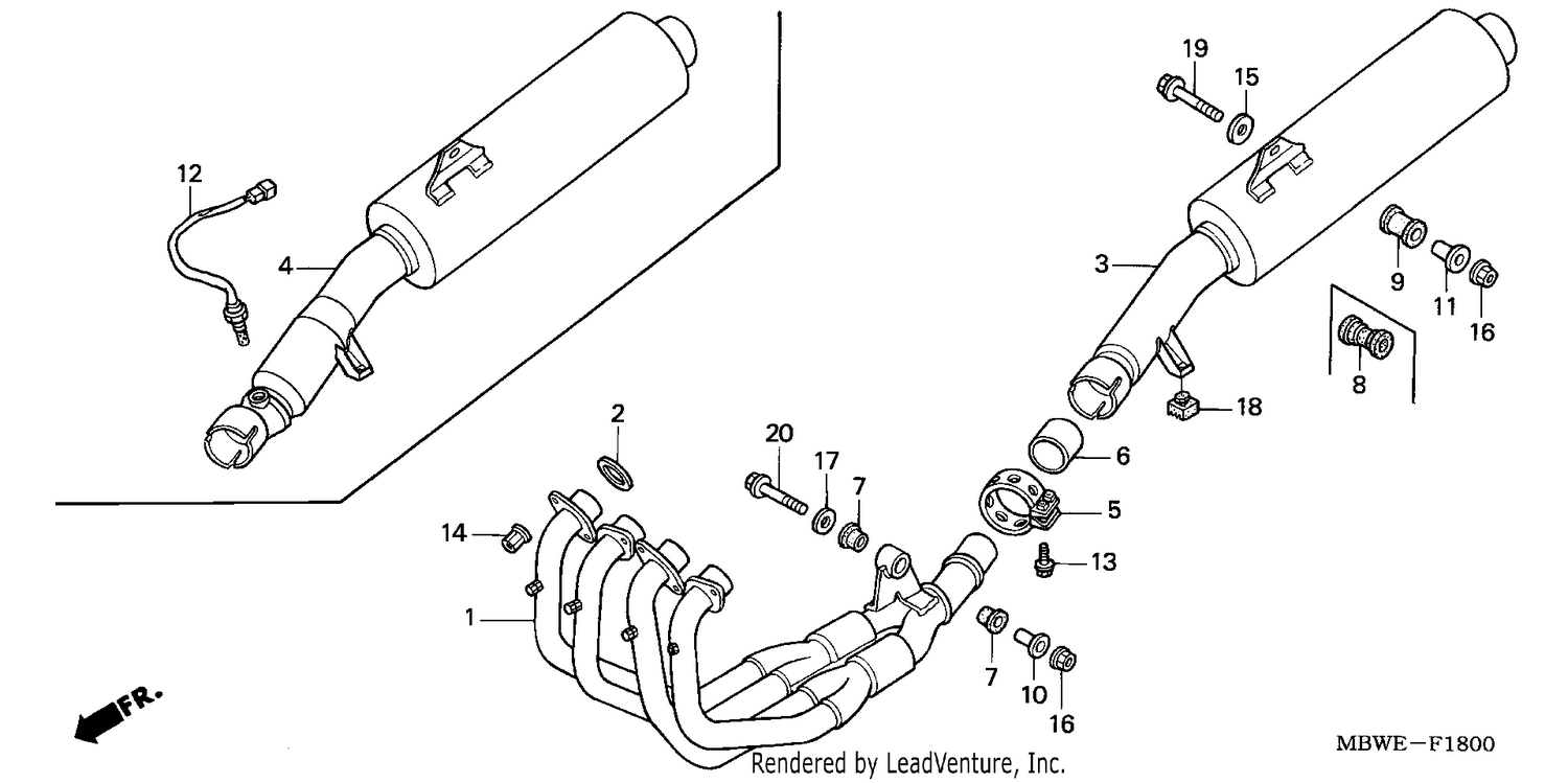 EXHAUST MUFFLER