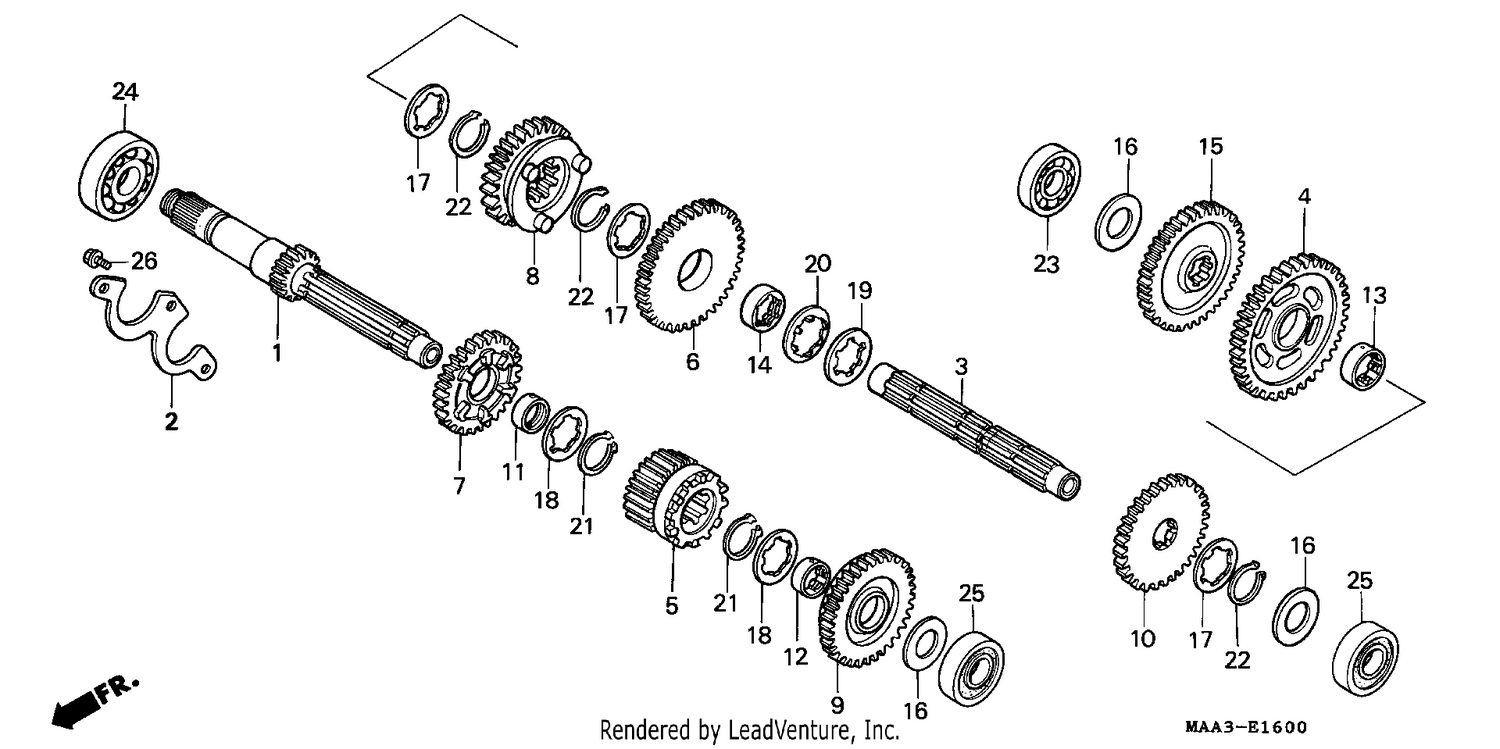 TRANSMISSION (VT1100CS/CT-CM/SW)