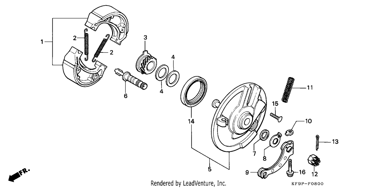 FRONT BRAKE PANEL