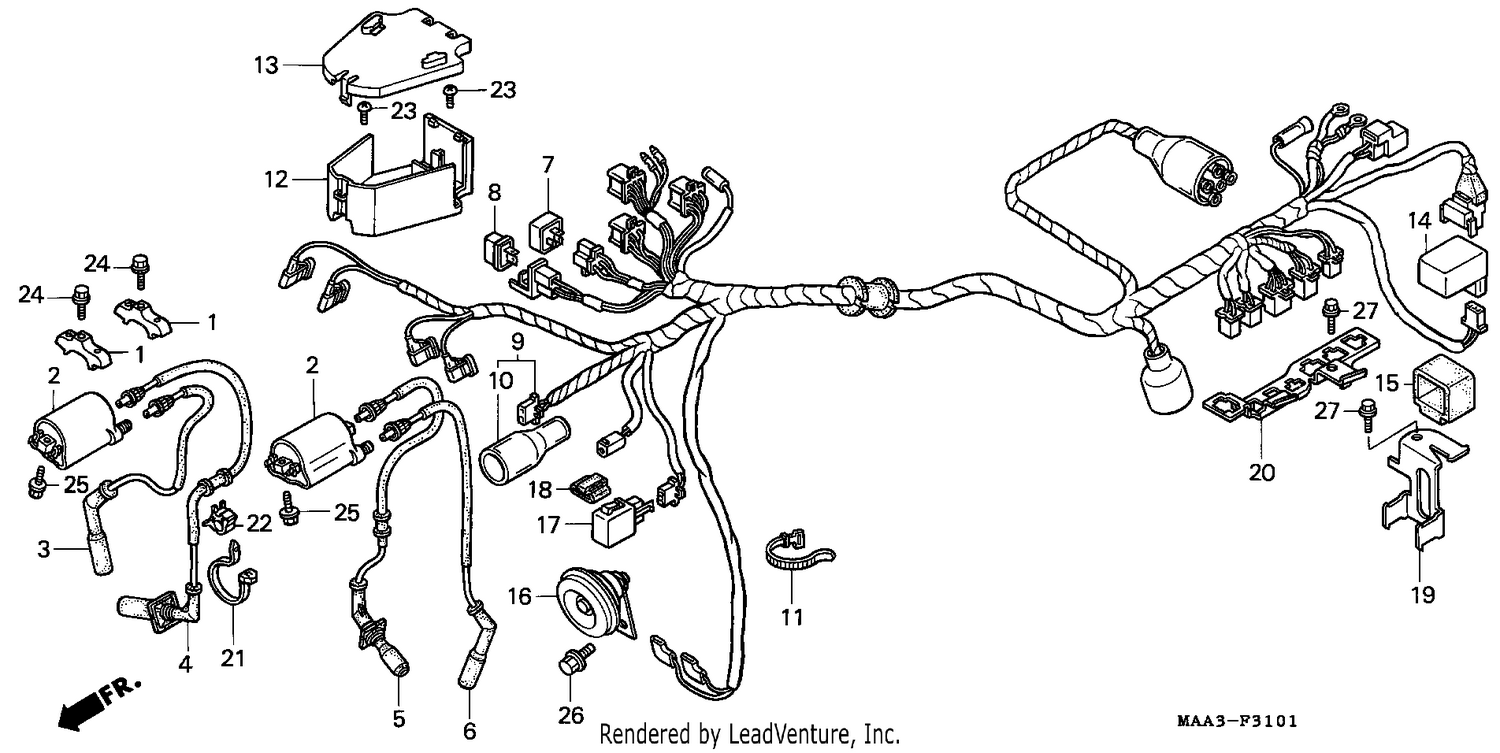 WIRE HARNESS (VT1100C2)
