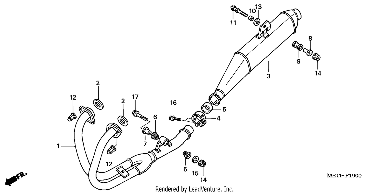 EXHAUST MUFFLER
