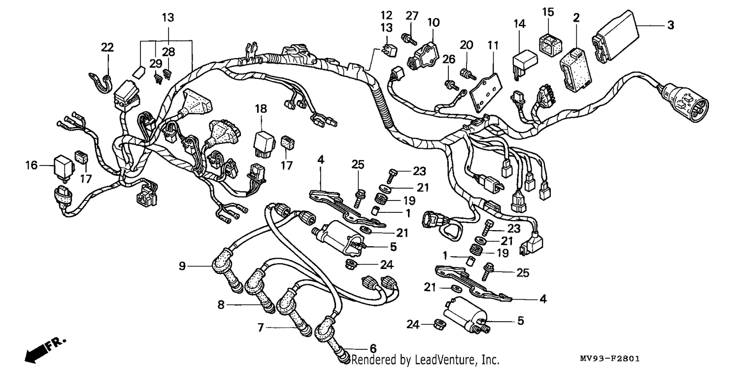 WIRE HARNESS (CBR600FS/3S/T/3T/SET)