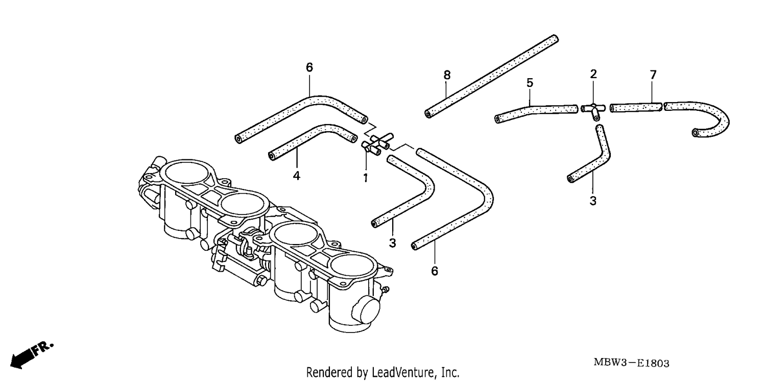THROTTLE BODY (TUBING)