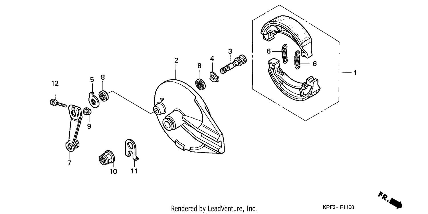REAR BRAKE PANEL