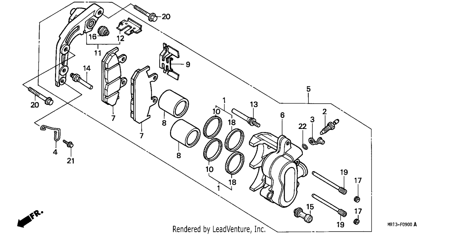 FRONT BRAKE CALIPER