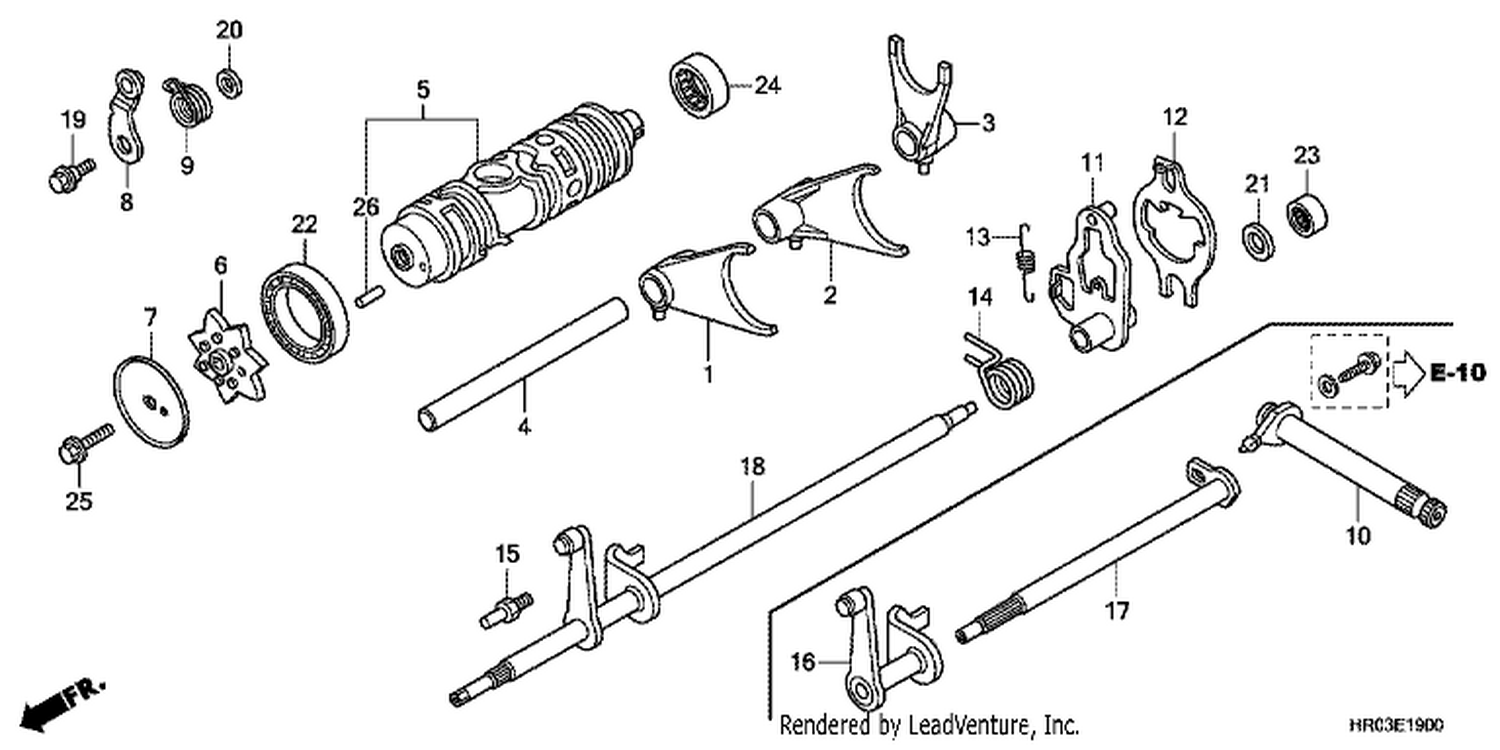  GEAR SHIFT FORK