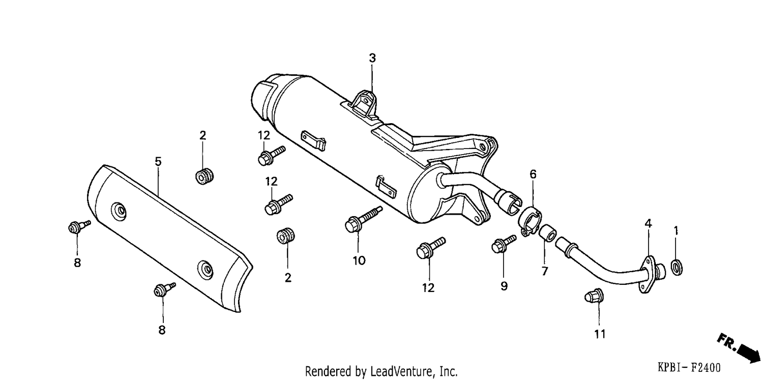 EXHAUST MUFFLER
