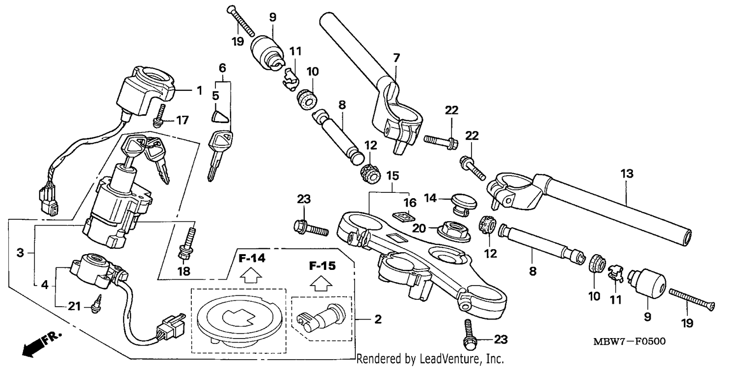 HANDLE PIPE/TOP BRIDGE
