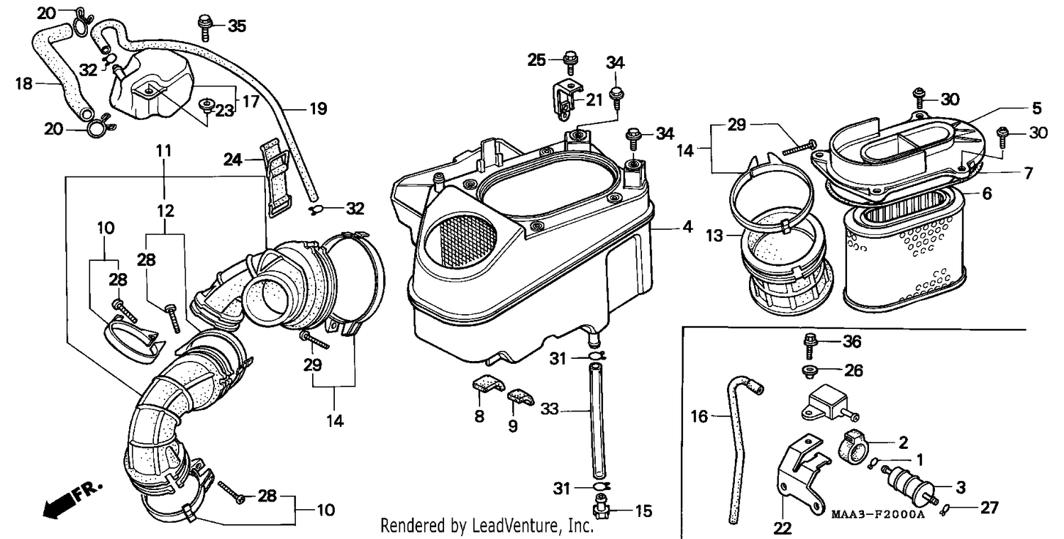 AIR CLEANER (VT1100C)