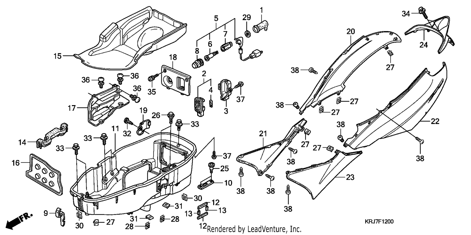 BODY COVER/LUGGAGE BOX