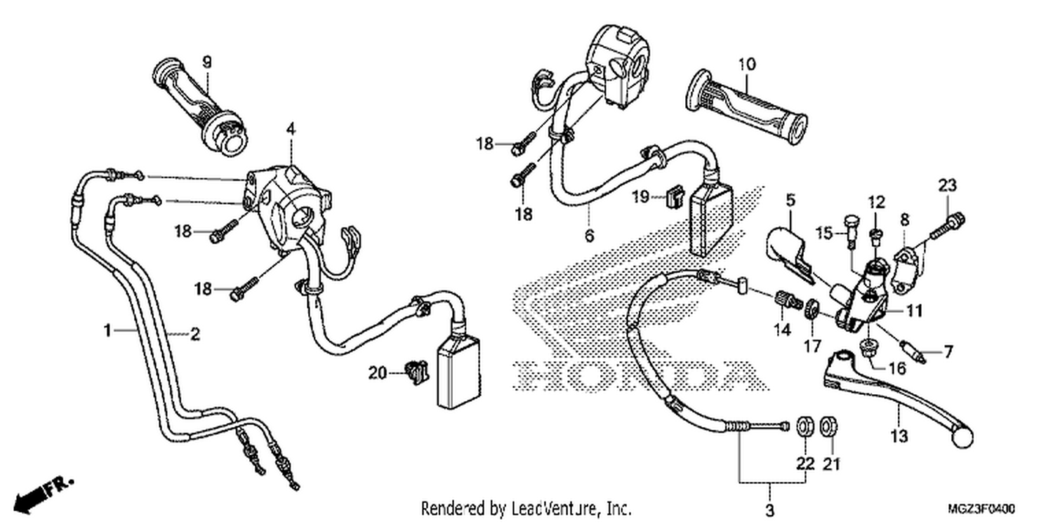  HANDLE LEVER/ SWI TCH/ CABLE