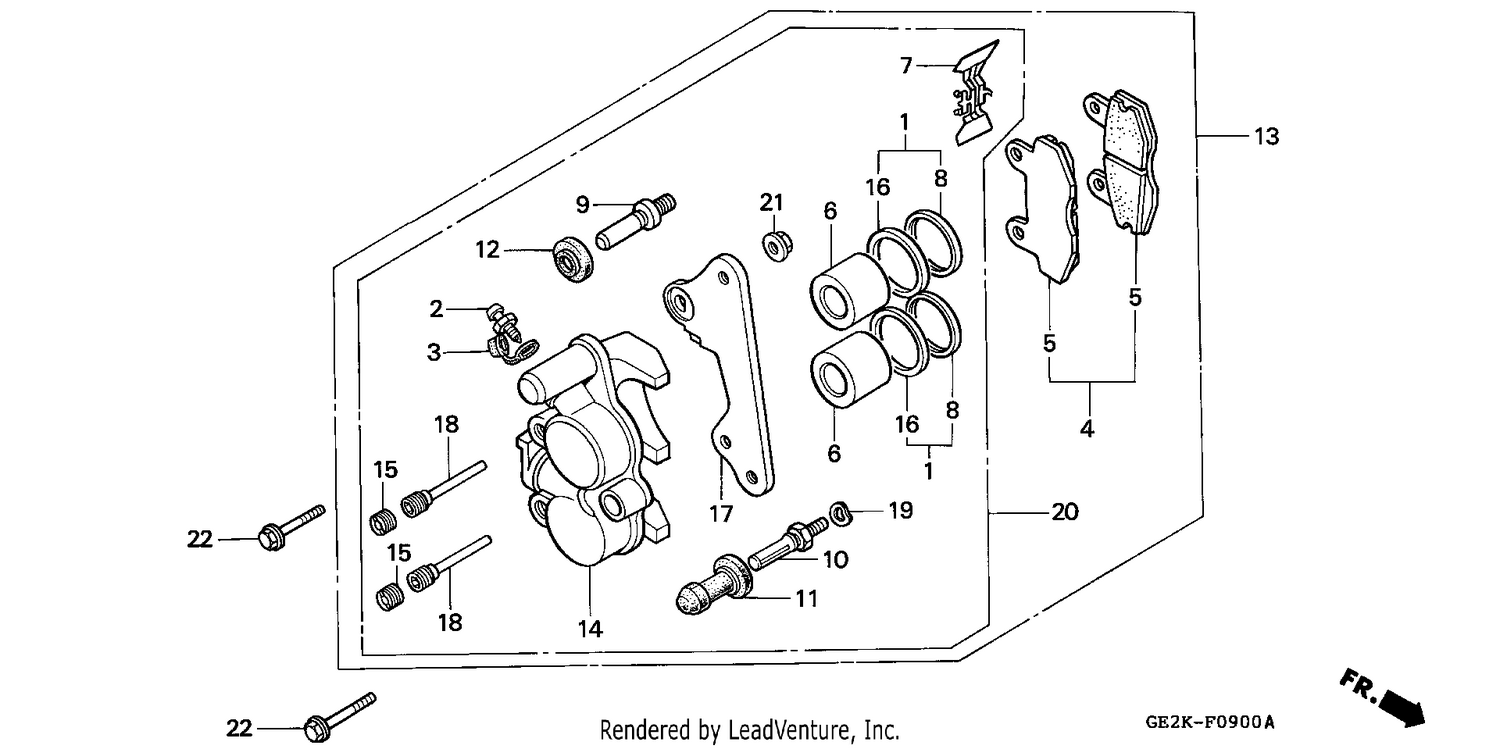 FRONT BRAKE CALIPER