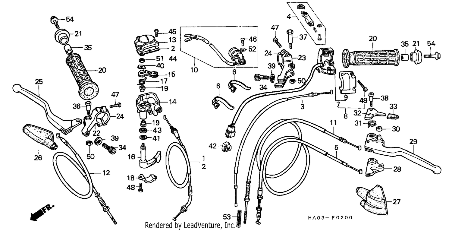 HANDLE LEVER/SWITCH/CABLE