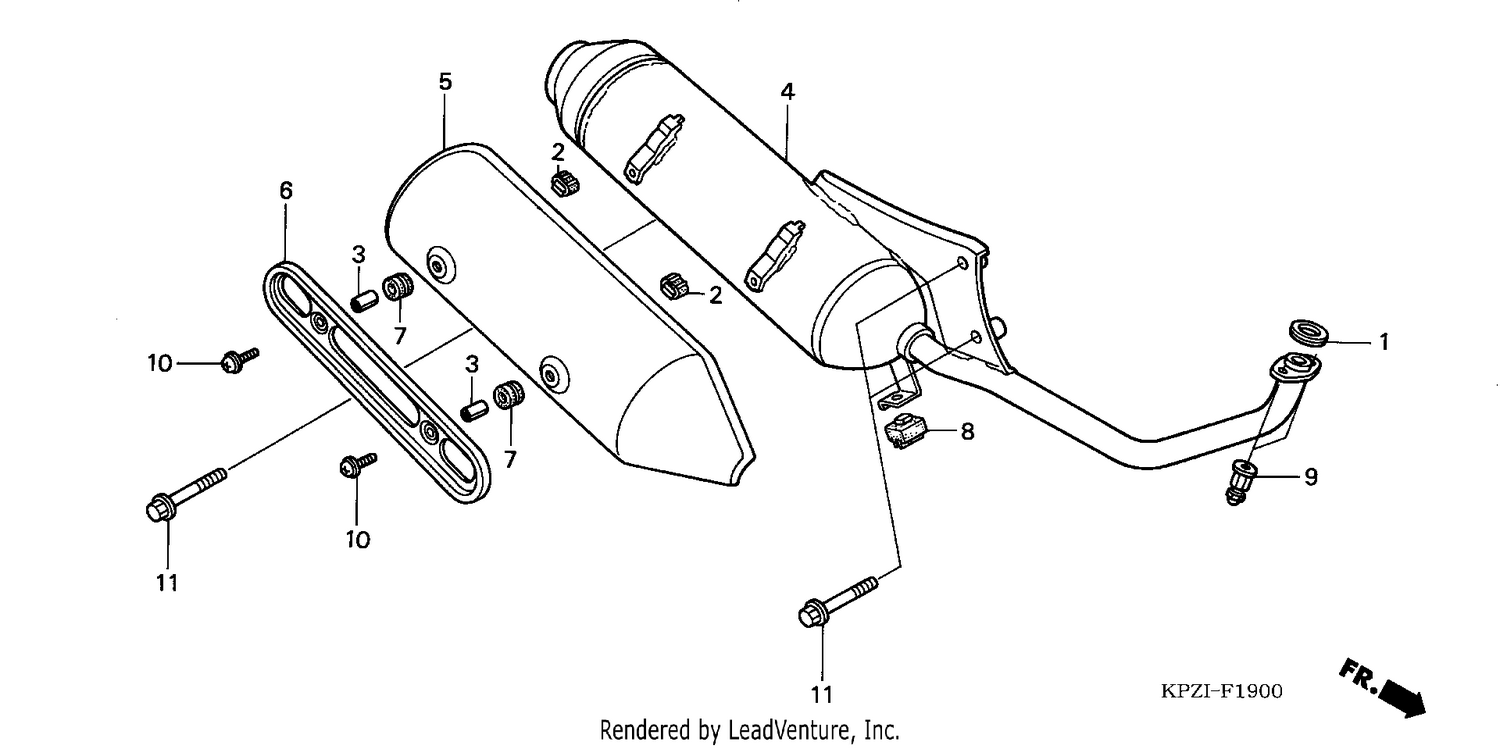 EXHAUST MUFFLER