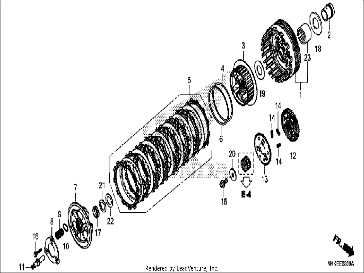  CLUTCH (CRF1000A/A2/AL/AL2)
