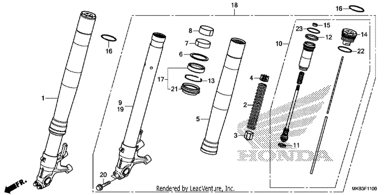  FRONT FORK (CBR1000RR/ RA)
