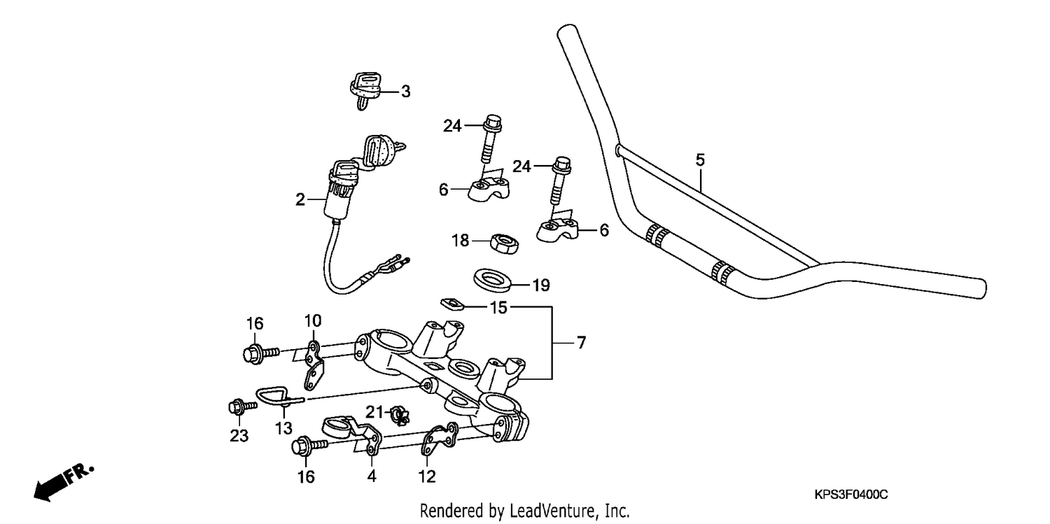 HANDLE PIPE/TOP BRIDGE