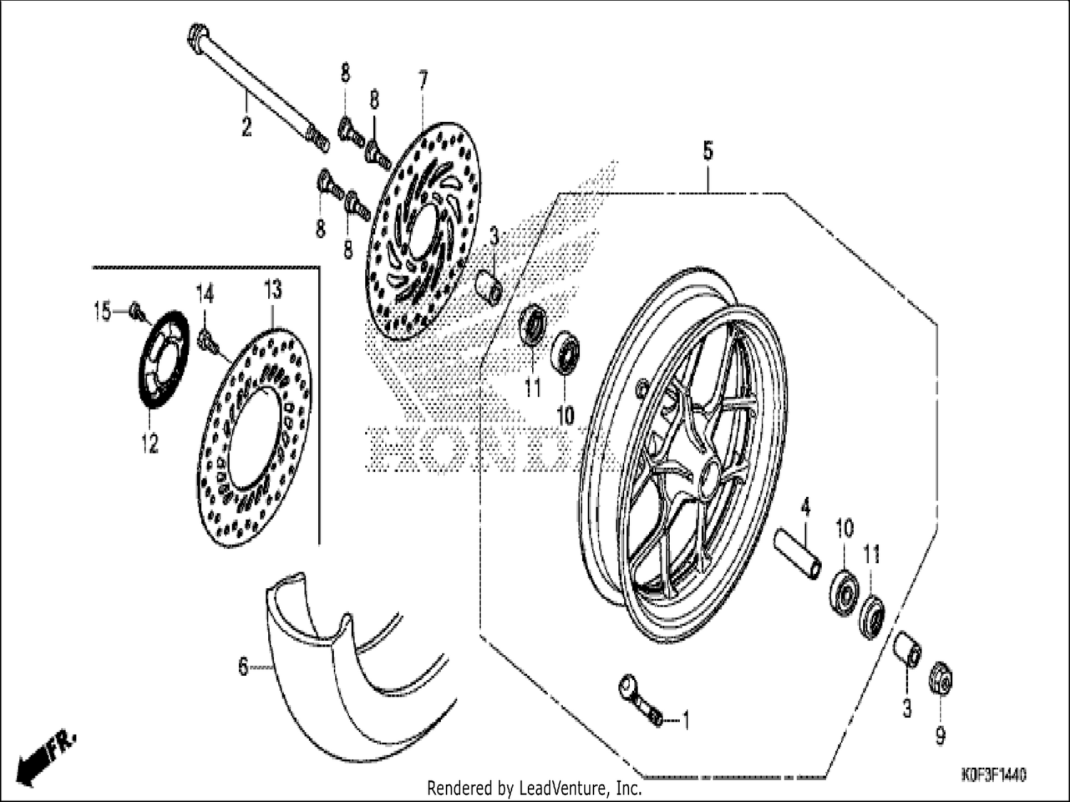  40 FRONT WHEEL