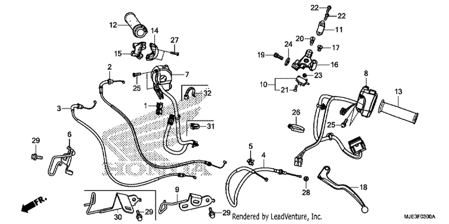  HANDLE LEVER/ SWI TCH/ CABLE