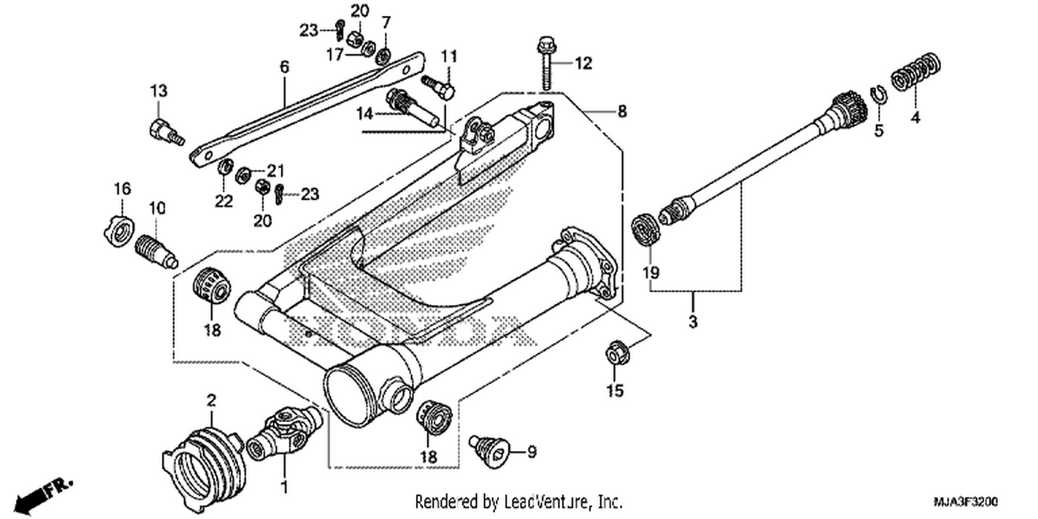  SWINGARM (VT750C/C2S/CA/CS)