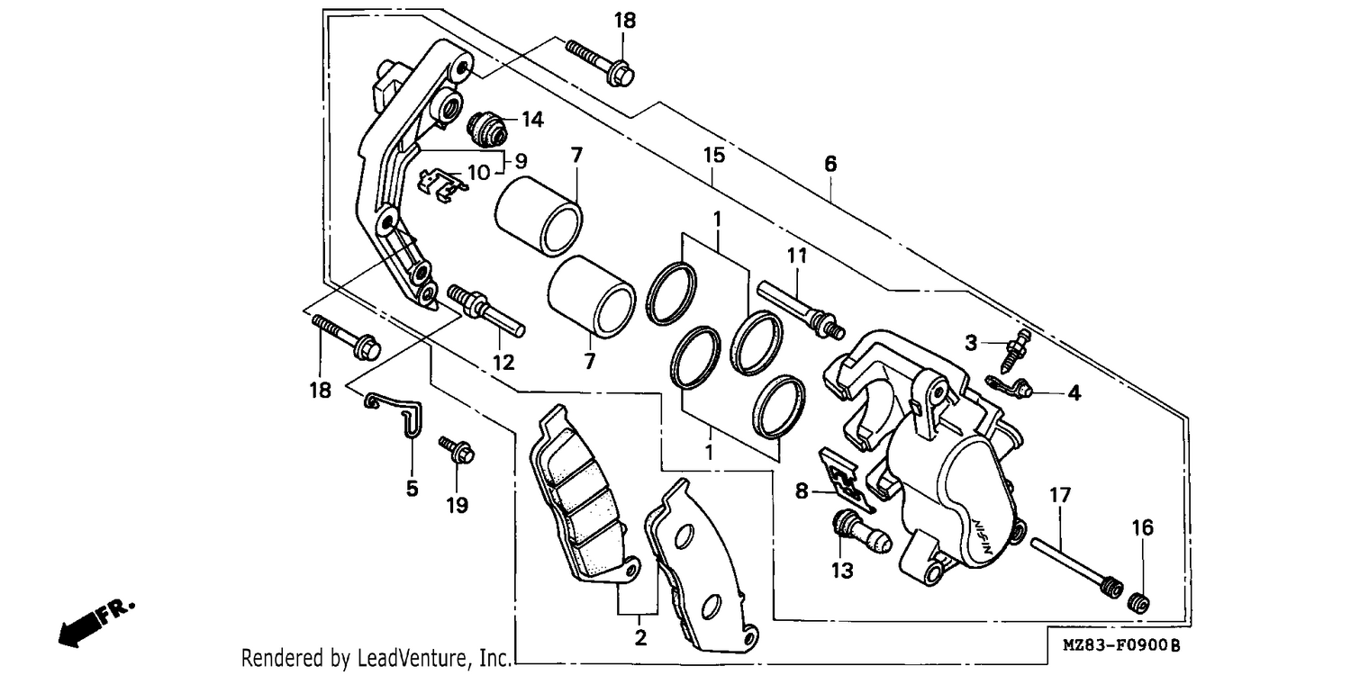 FRONT BRAKE CALIPER