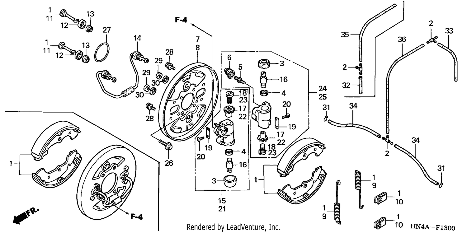 FRONT BRAKE PANEL