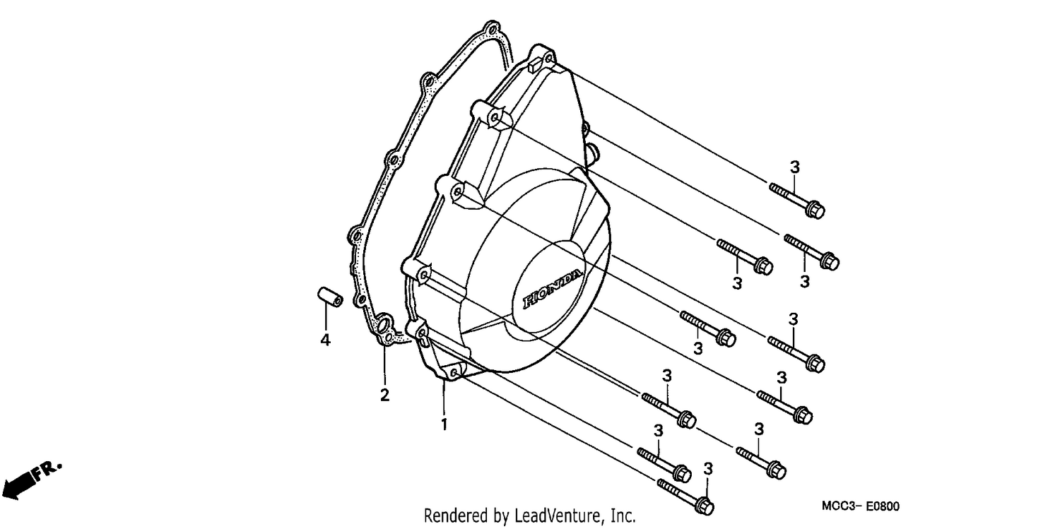 LEFT CRANKCASE COVER