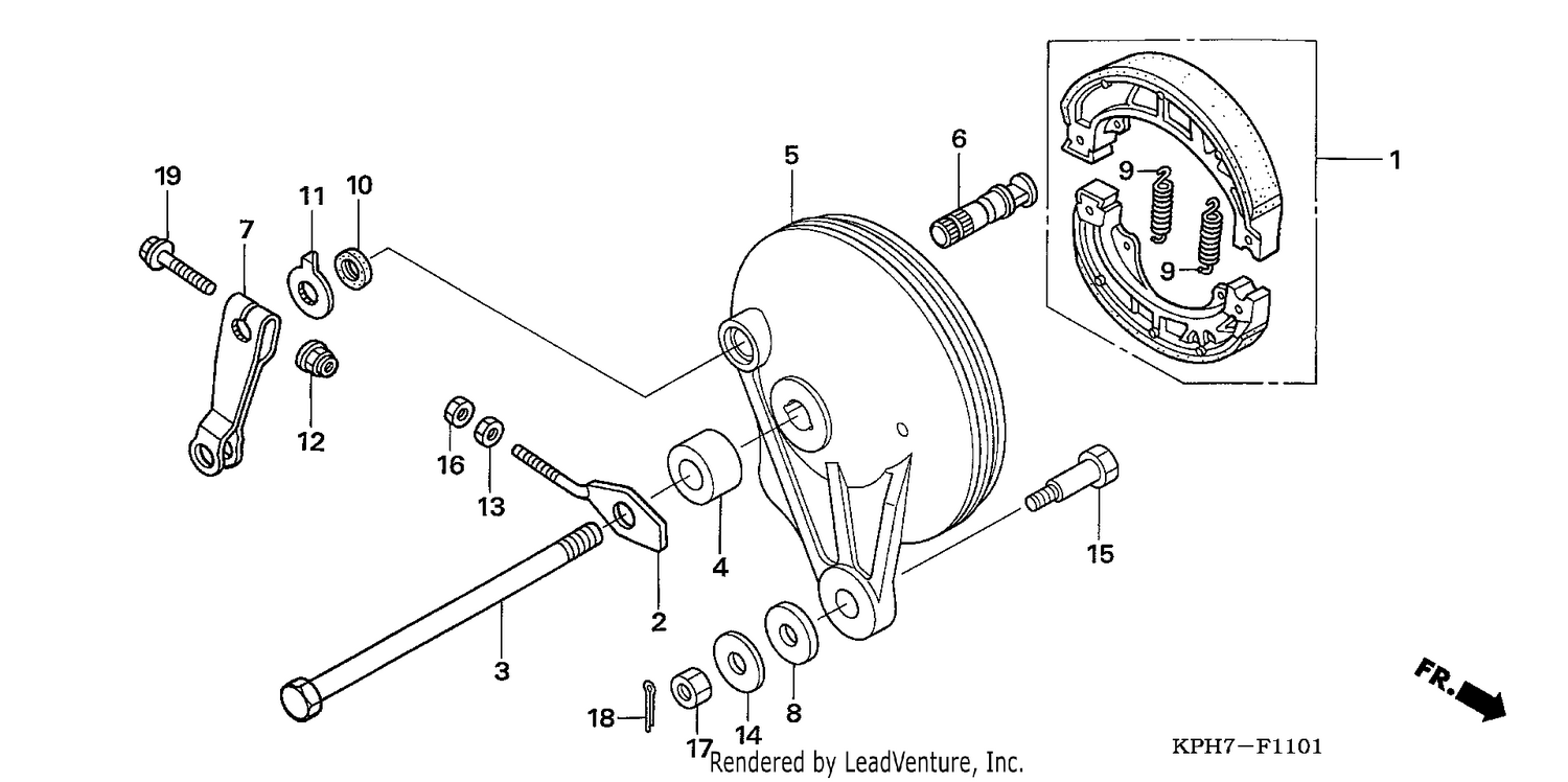 REAR BRAKE PANEL (ANF1256/7/T6)