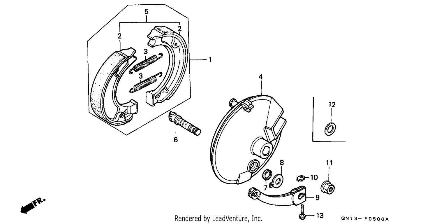 FRONT BRAKE PANEL