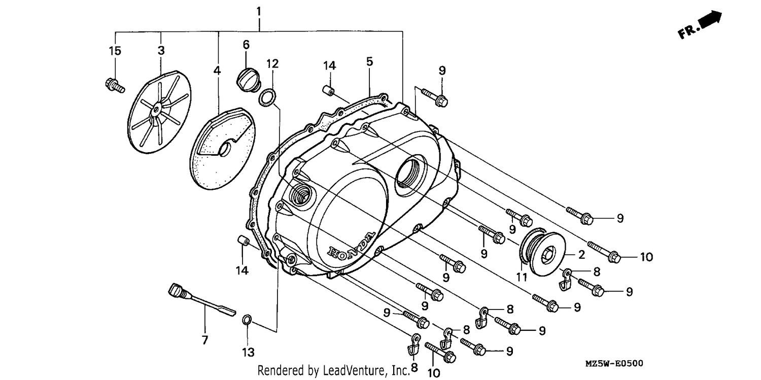 RIGHT CRANKCASE COVER
