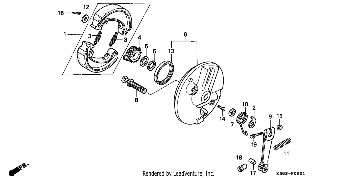 FRONT BRAKE PANEL