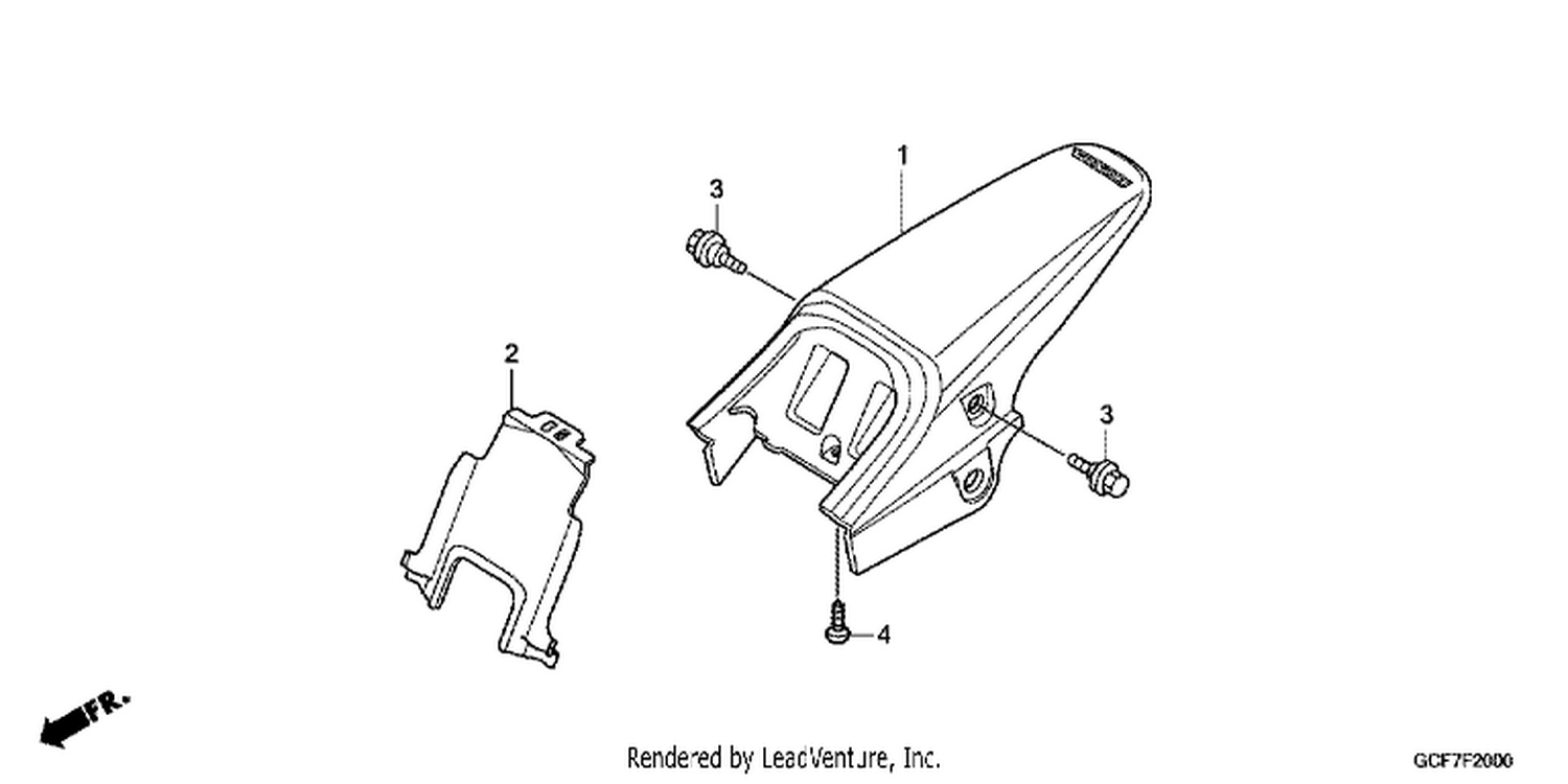  REAR FENDER