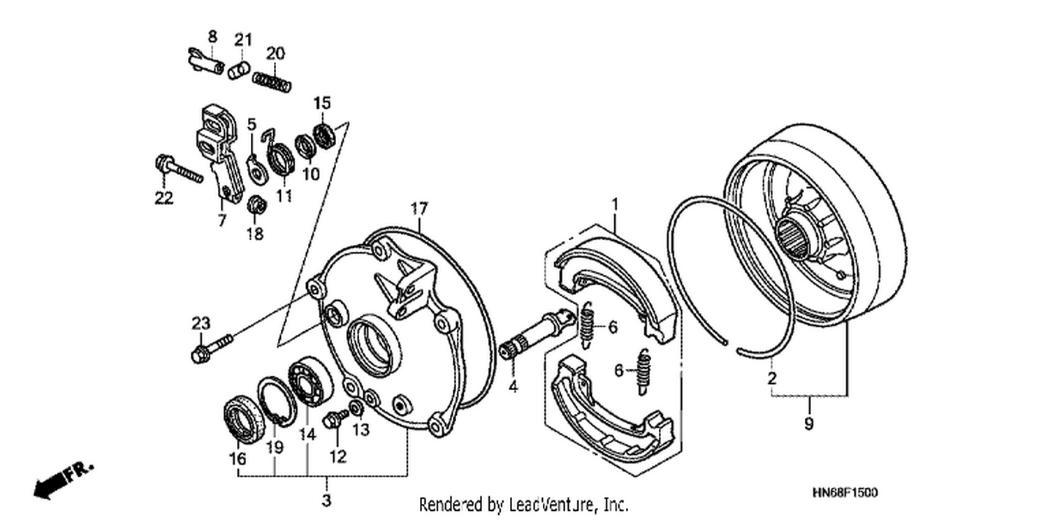  REAR BRAKE DRUM