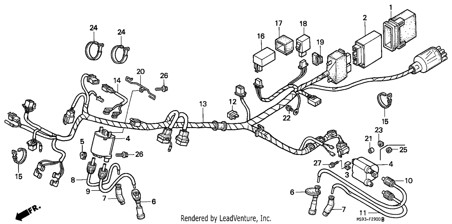 WIRE HARNESS (NTV600J/K/650J/K/L)