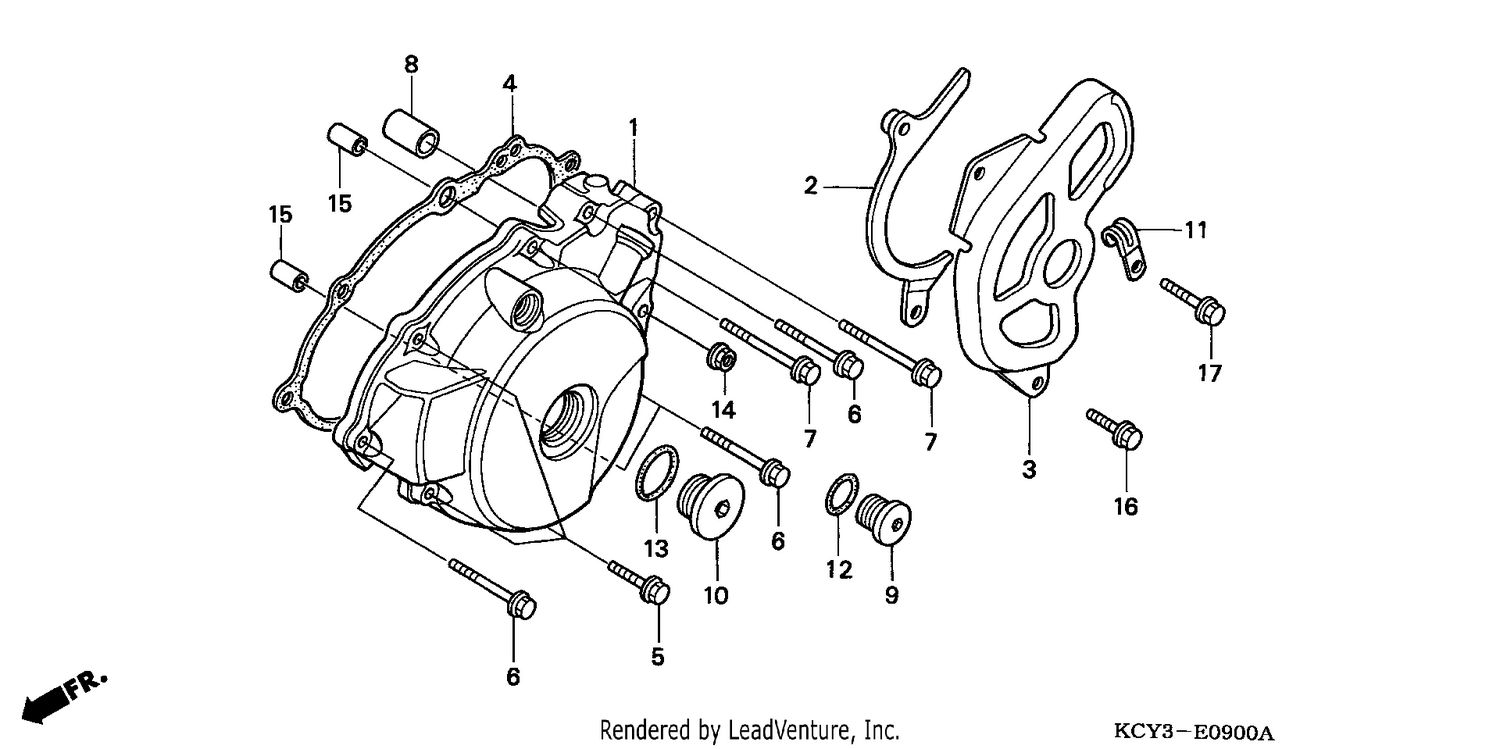 LEFT CRANKCASE COVER
