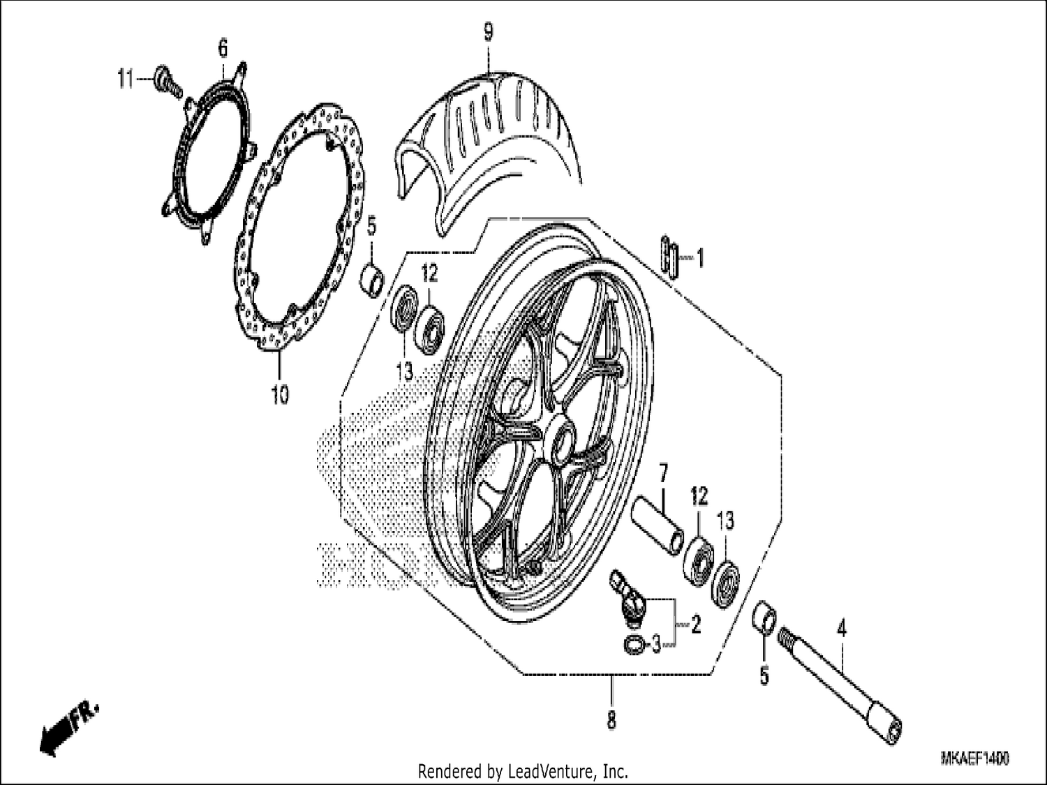  FRONT WHEEL