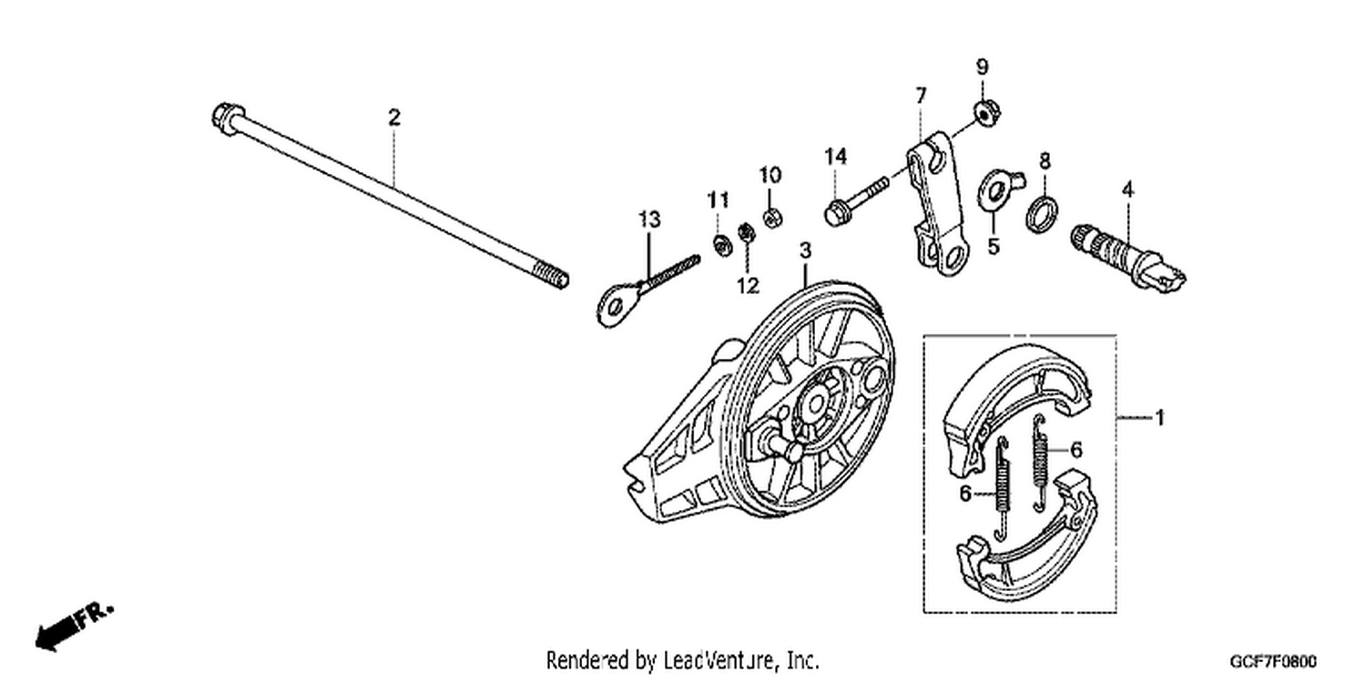  REAR BRAKE PANEL