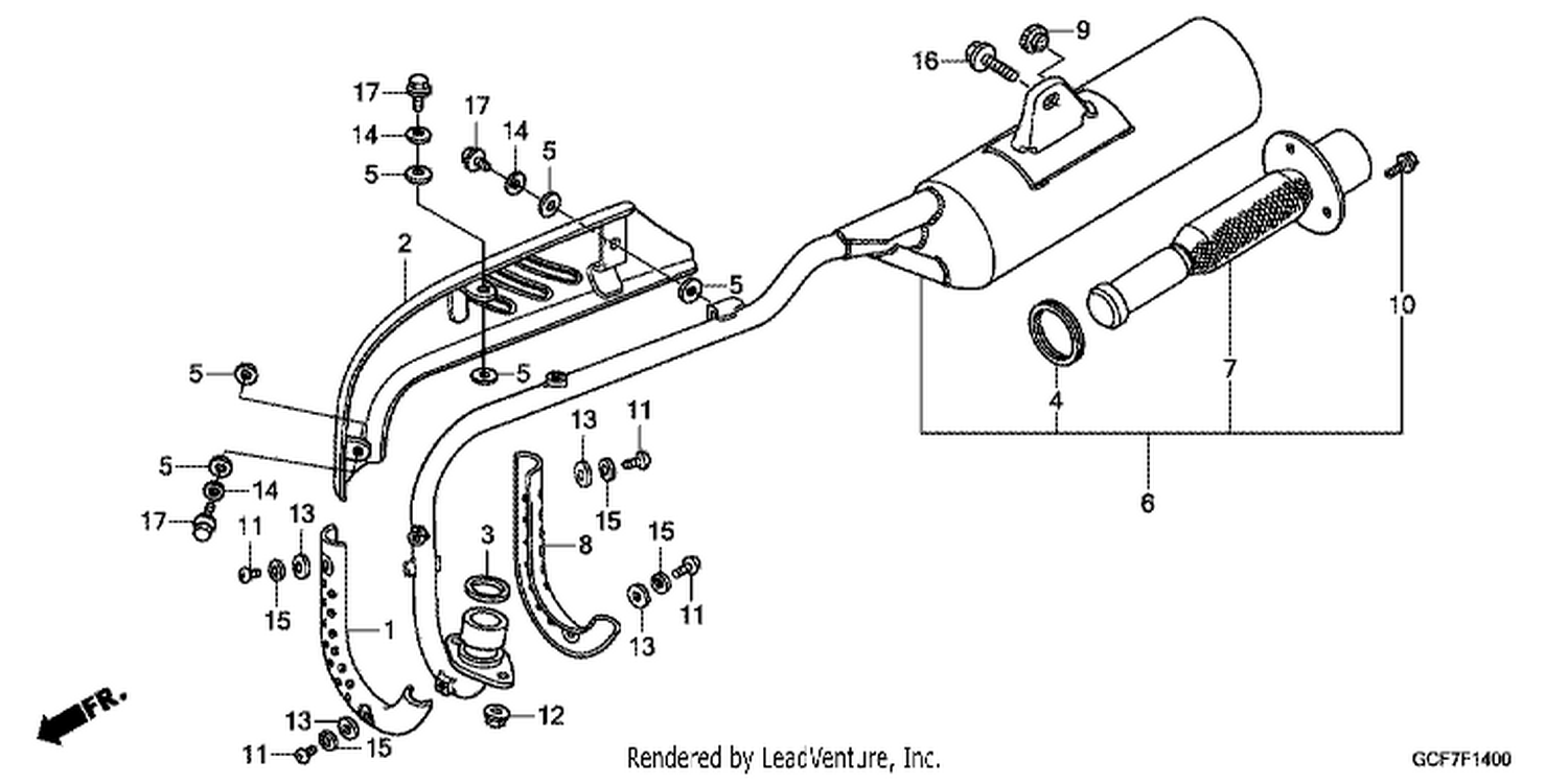  EXHAUST MUFFLER