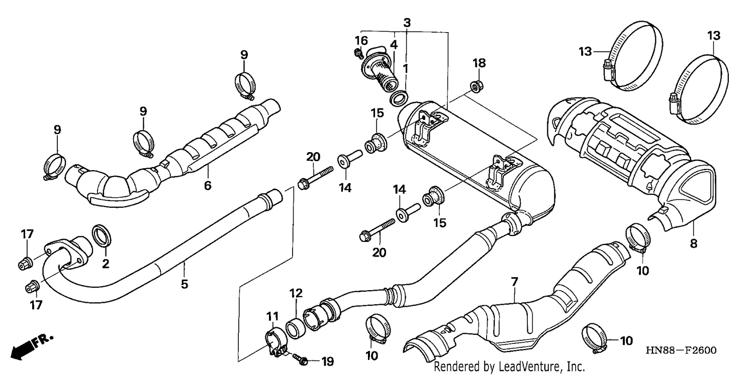 EXHAUST MUFFLER
