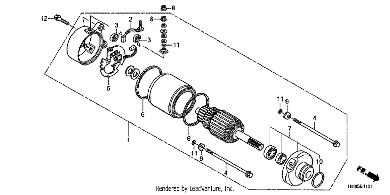  1 STARTI NG MOTOR (TRX250TMC/ D,TRX250TEC/ D)