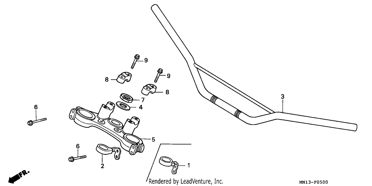 HANDLE PIPE/TOP BRIDGE