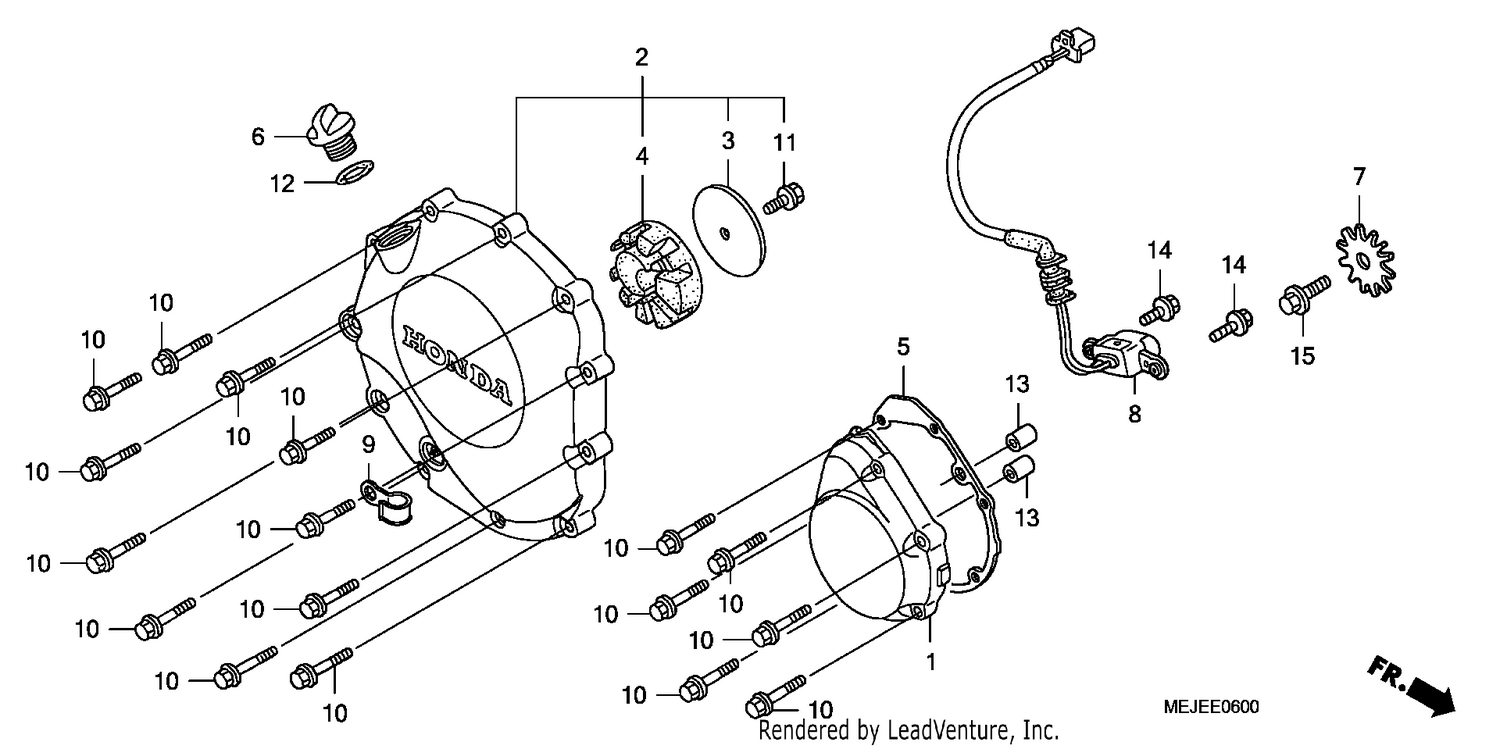 RIGHT CRANKCASE COVER